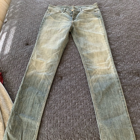 7 of all man kind straight leg jeans - Picture 4 of 7